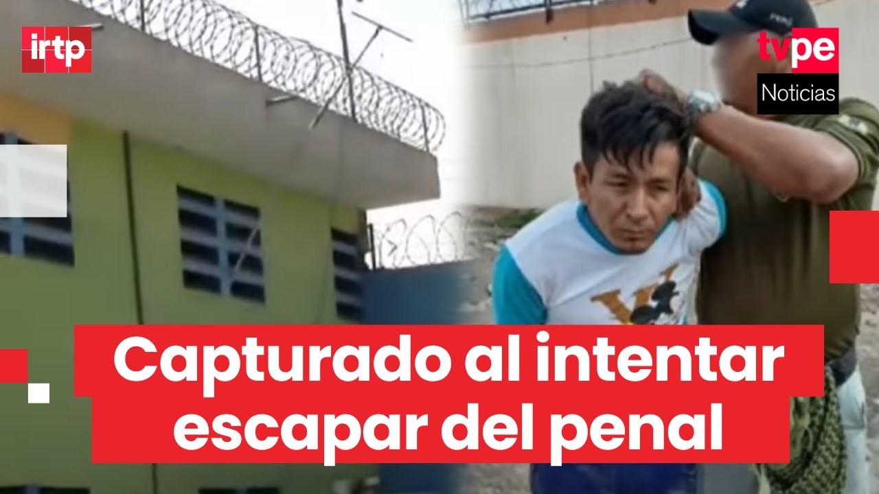 Trujillo: reo intentó fugar del penal El Milagro, pero fue detenido por personal del INPE