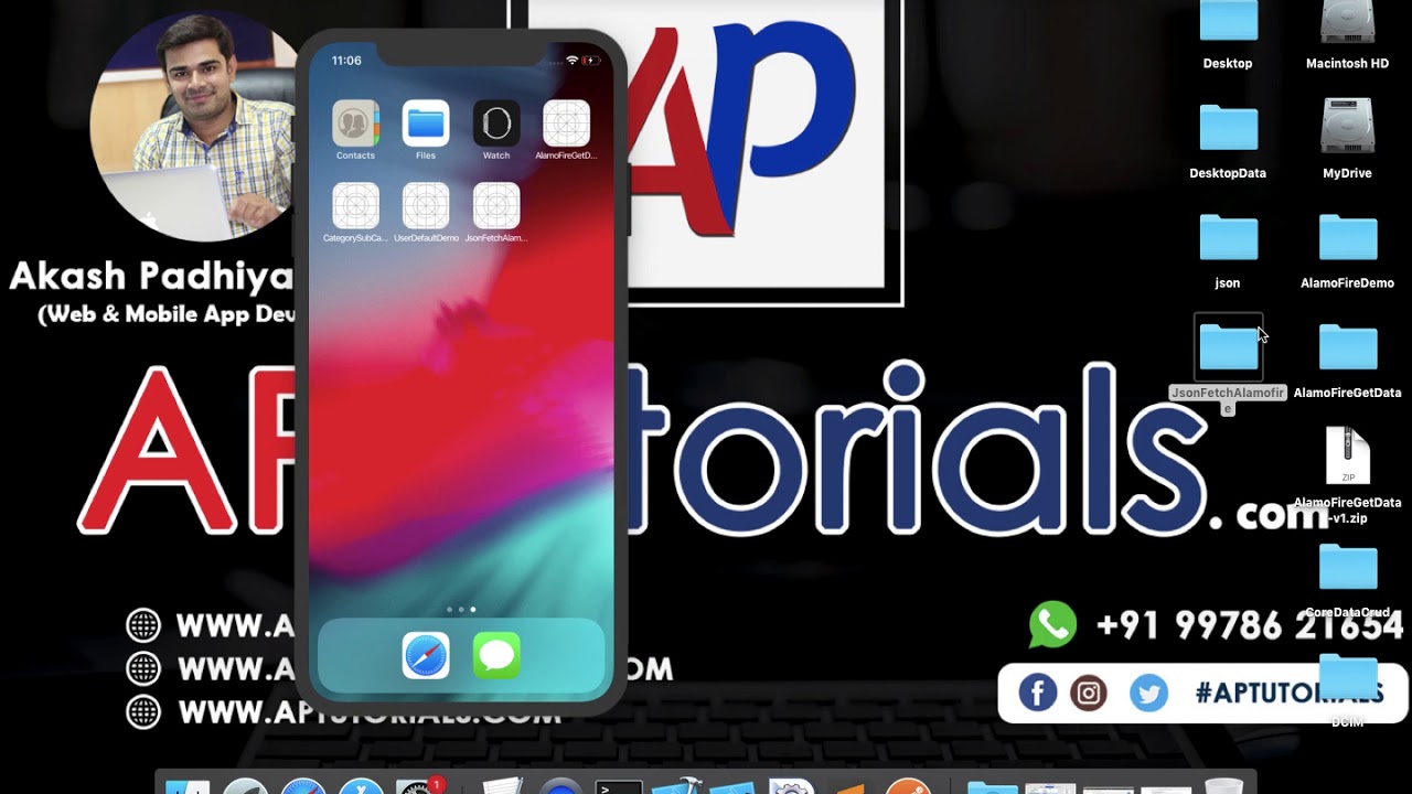 iOS Fetch JSON API Data using Alamofire Swifty JSON to Ui Tableview