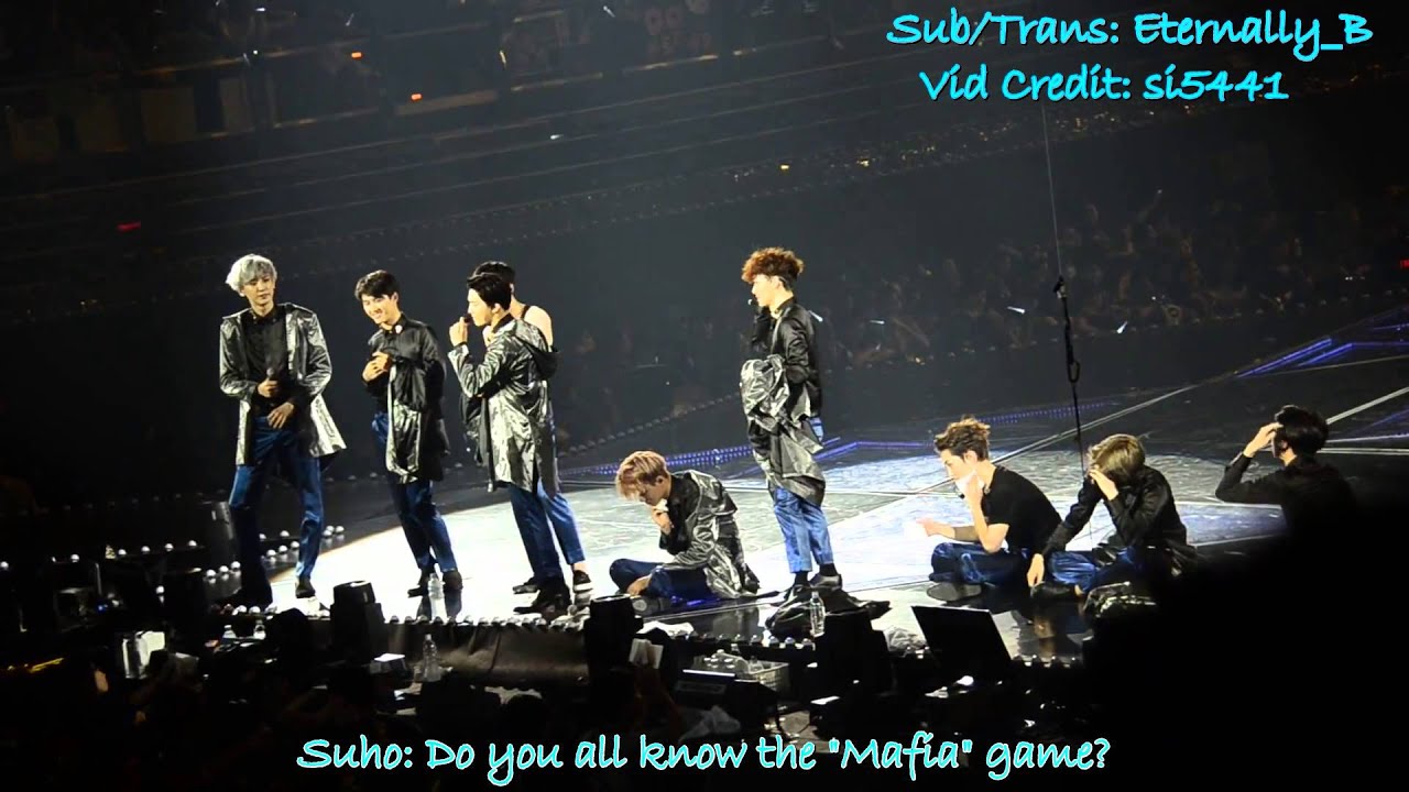[ENG SUB] 150613 EXO'Luxion TAIPEI - MENT4 (Full) Lay freestyle + Mafia game