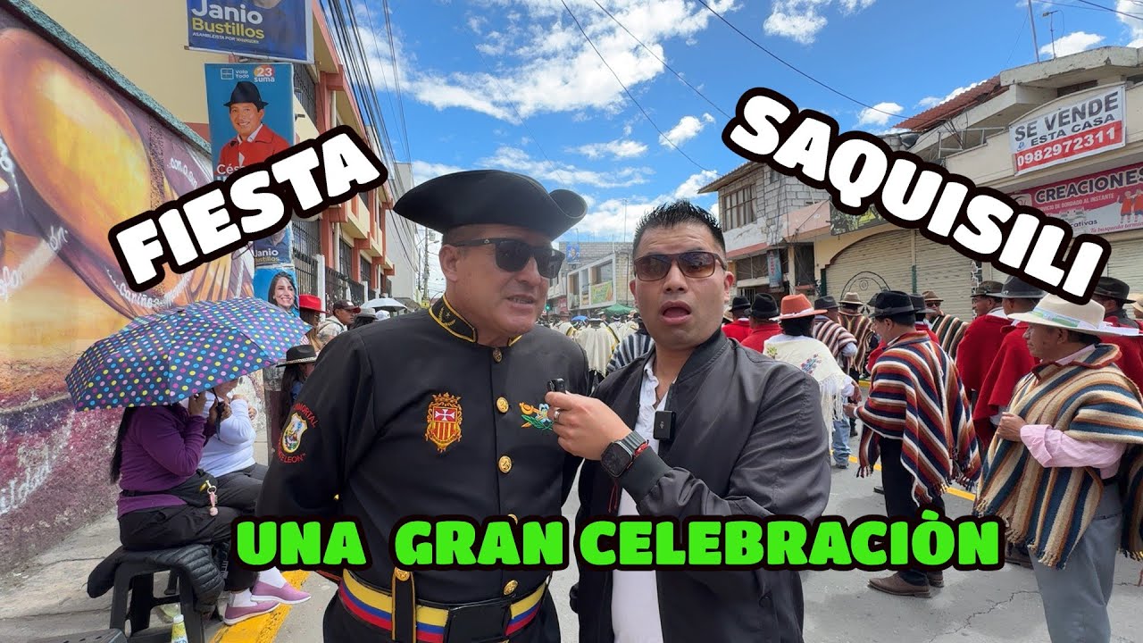 Por este motivo son famosas las fiestas de Saquisili