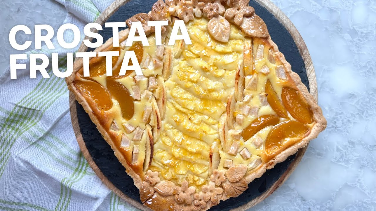 LEGGERA da preparare tutti i giorni 🍊 🍑 🍎 🍒 CROSTATA di FRUTTA MISTA