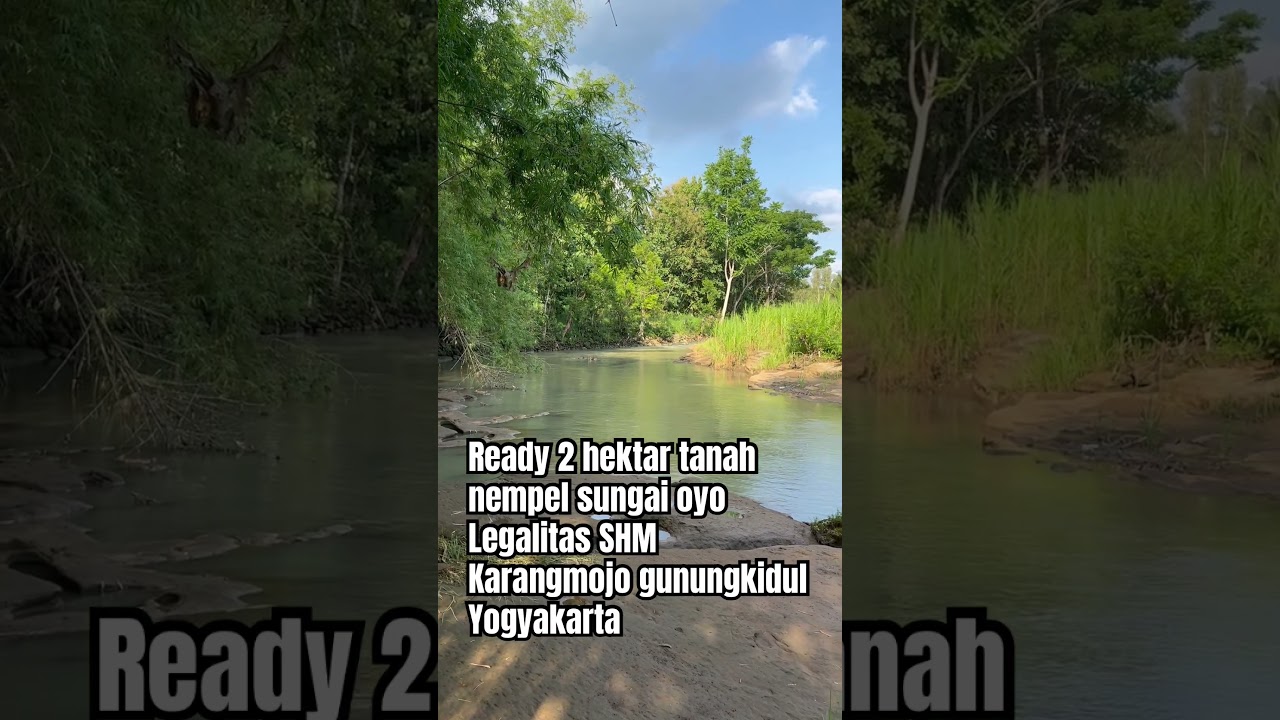 Dijual tanah nempel sungai oyo tersedia 2 hektar Rp.80.000/meter