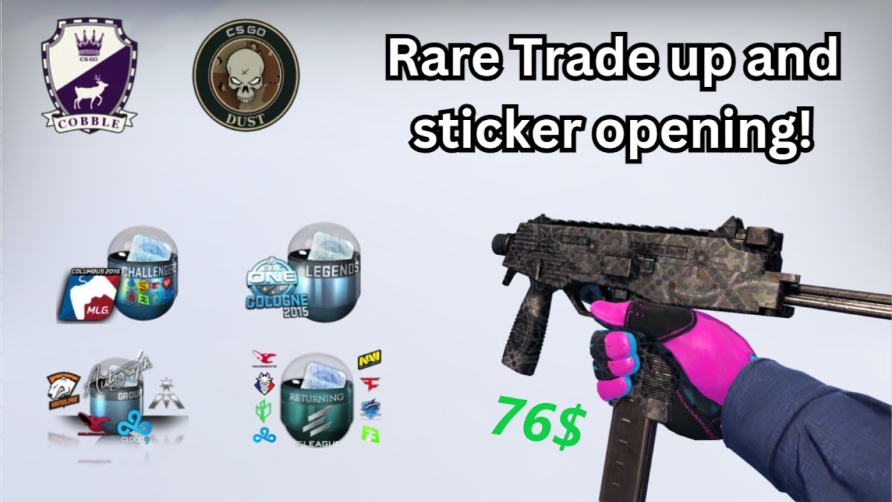 RARE RISKY TRADE UP AND OLD CAPSULE OPENING | Cobblestone Dust split