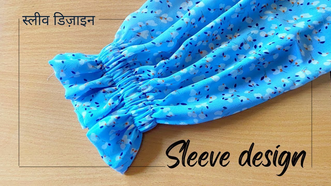 Beautiful sleeves Design with Elastic || Elastic sleeves design cutting & stitching || Bend To Trend