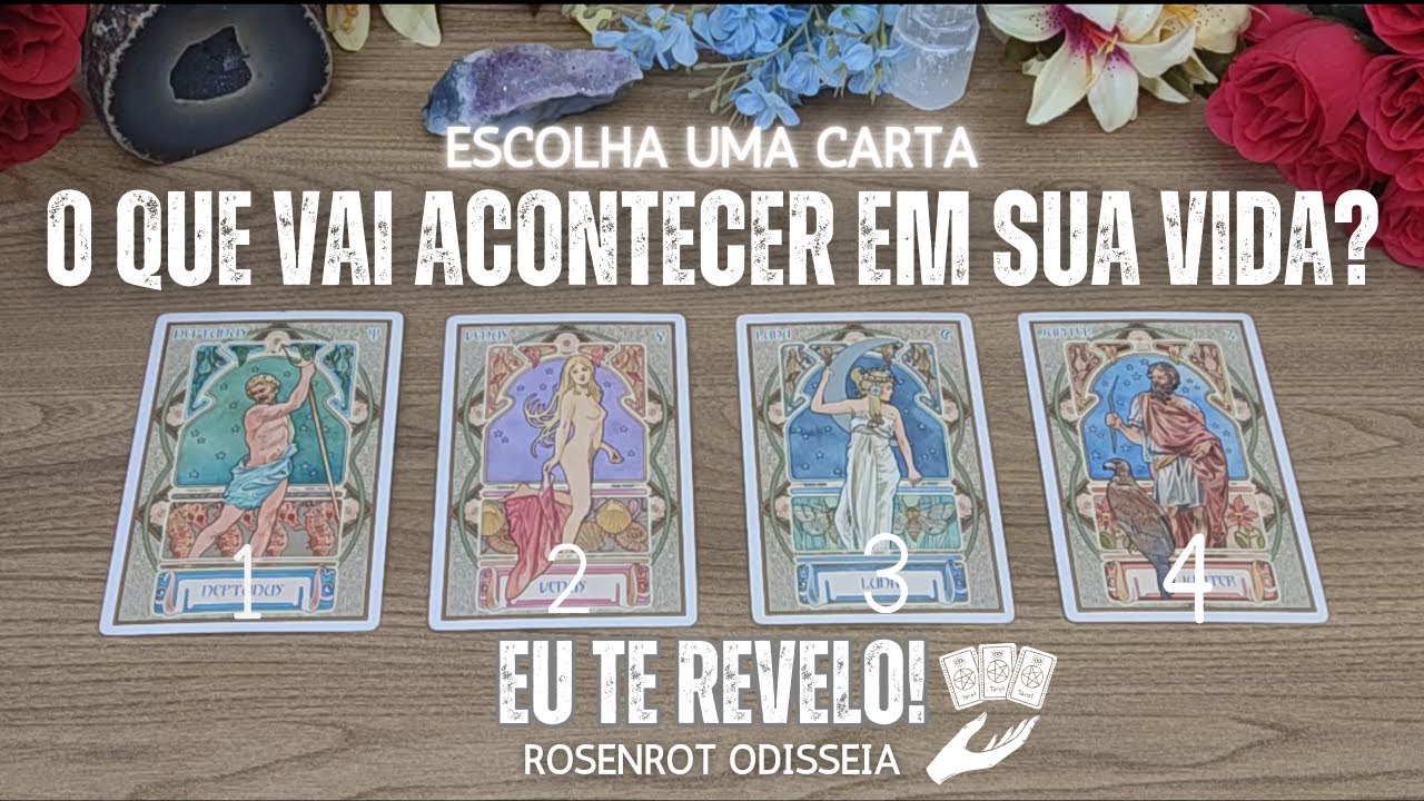 O QUE VAI ACONTECER EM SUA VIDA? ESCOLHA UMA CARTA.