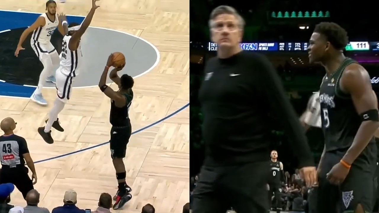 Anthony Edwards cooks in 4th and says 