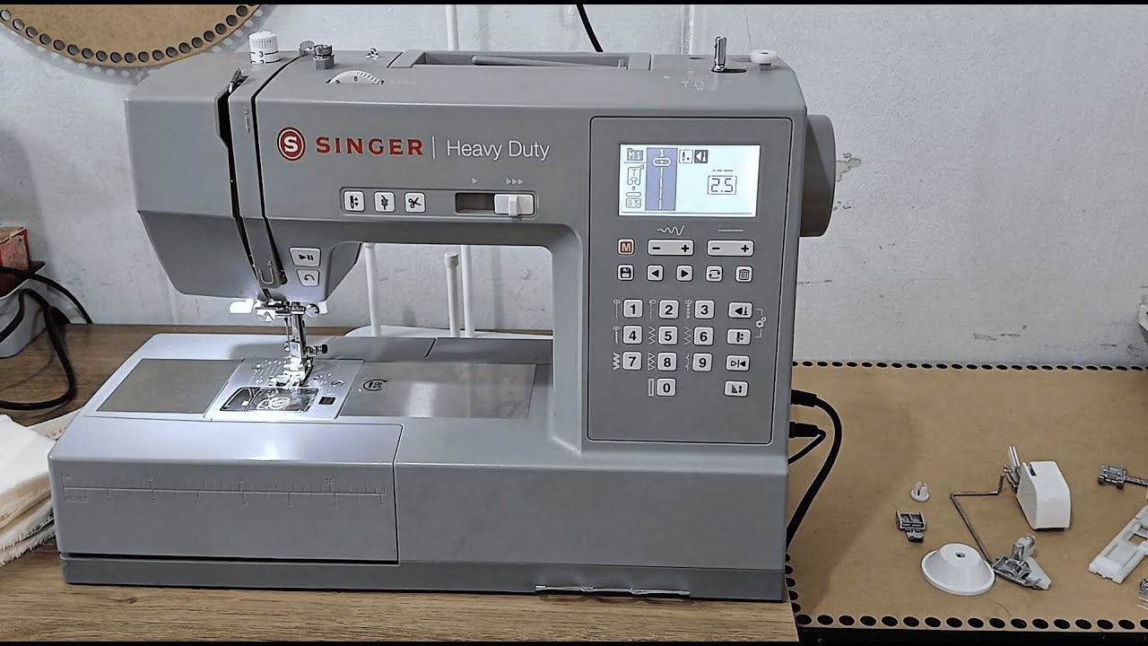Singer Heavy Duty 6805C - Como Usar os Botões e Funções da Máquina (Parte 2)