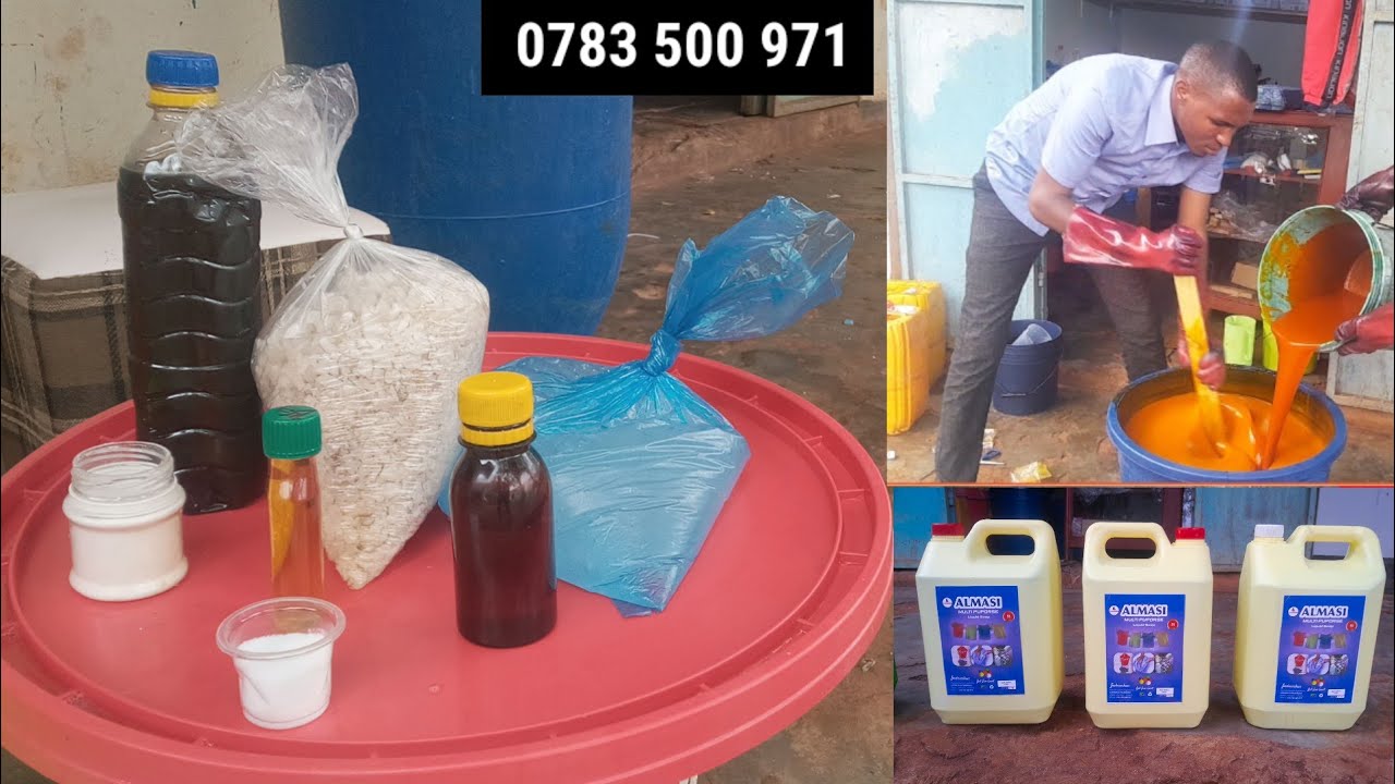 KABLA YA KUTENGENEZA #SABUNI YA #MAJI #NZITO ANGALIA VIDEO HII YA #KUTENGENEZA_SABUNI_YA_MAJI