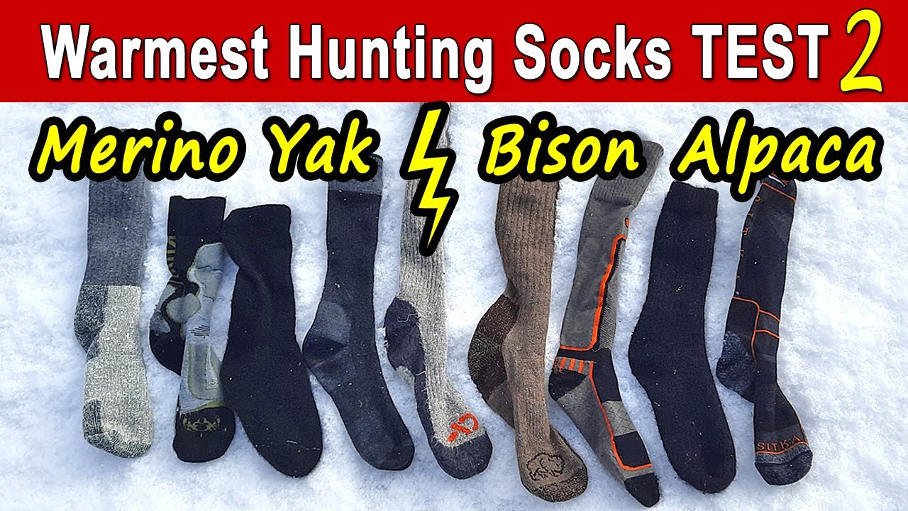 Warmest Hunting Socks TEST Part 2 | Bison, Yak, Merino, Alpaca, Electric