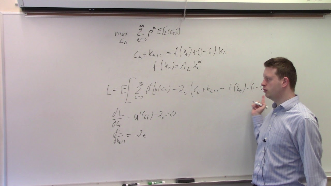This video shows how to solve a simple DSGE model