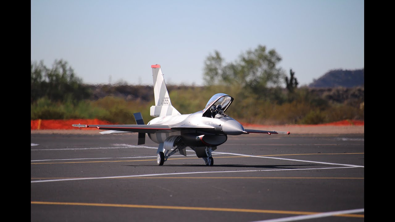 RC Giant 1/5 Scale Turbine F-16 Falcon (Skymaster kit) -- Arizona Jet Rally 2015