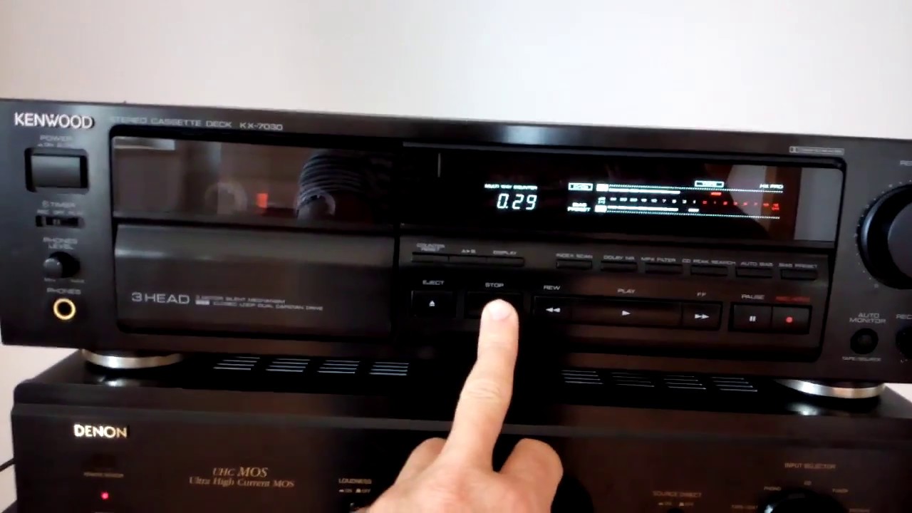 Tapedeck KENWOOD KX-7030 Dual Capstan