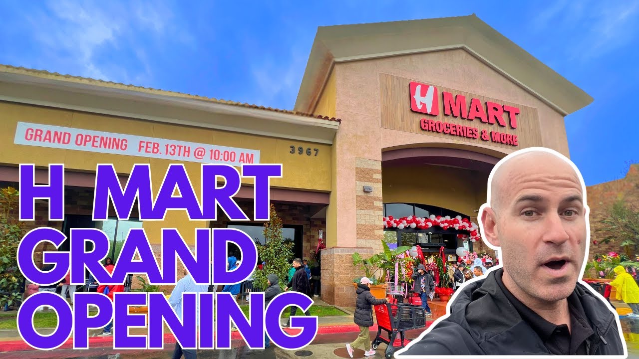 H Mart Grand Opening in Chino, CA! 🇰🇷🛒 America’s #1 Asian Supermarket