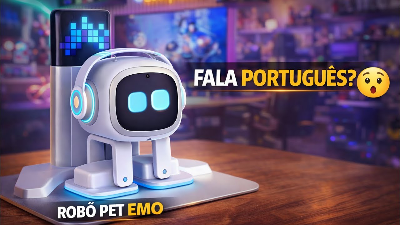 Unboxing SURPREENDENTE do EMO Go Home Branco | O Rob&ocirc; Mais FOFO e Inteligente! 🤖⚡