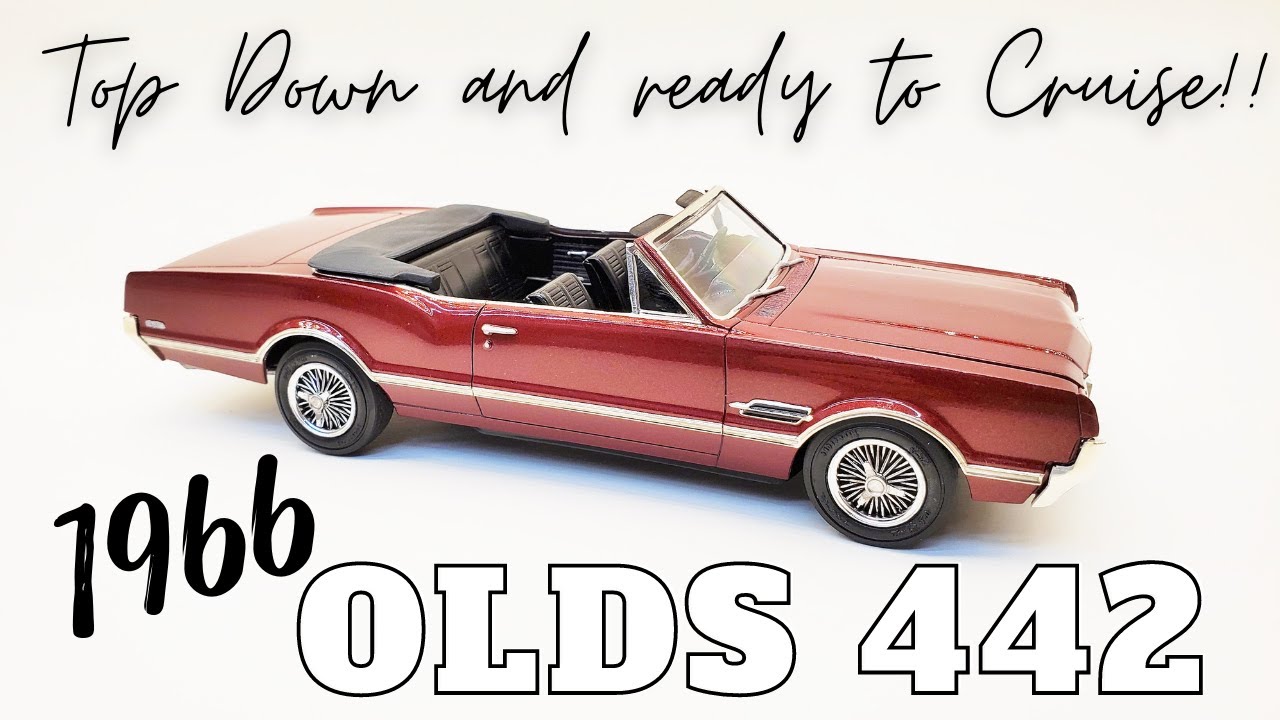 1966 Oldsmobile 442 Convertible by AMT 1:25 Scale Model Kit is Done!!!!