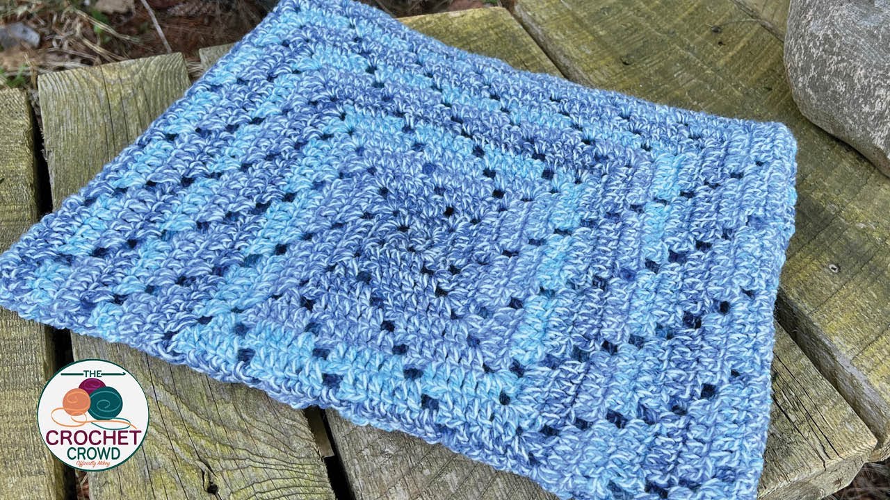 Quick & Easy Periwinkle Baby Blanket Crochet Pattern