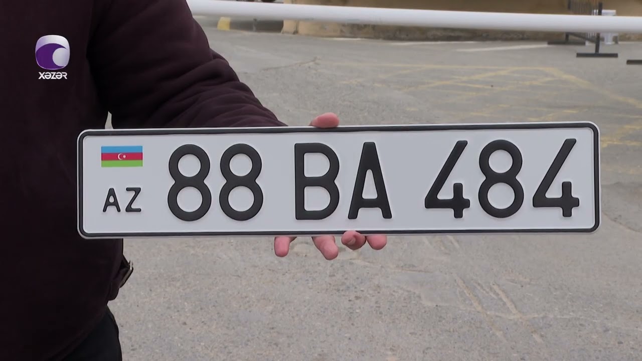 Maşınlara “88”lə başlayan nömrələr verilir