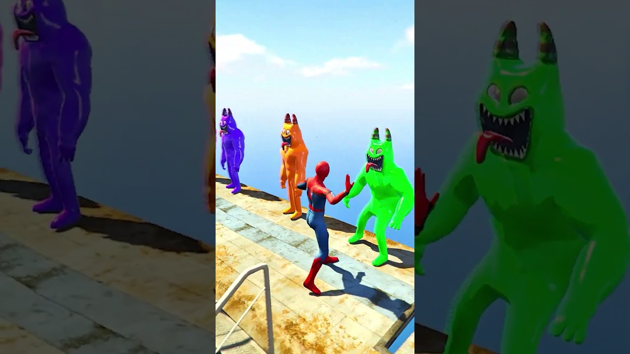 GTA V EPIC water Ragdoll | Spider man episode #137