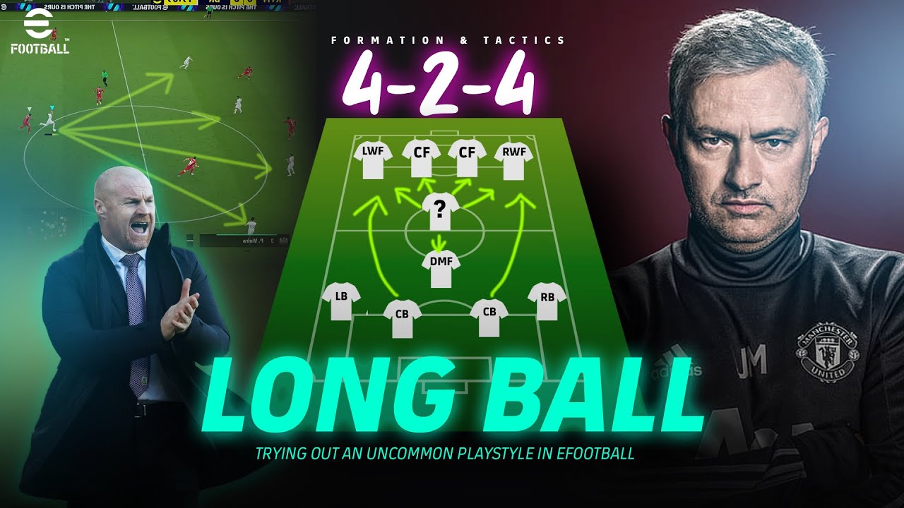 eFootball 2024 - Long Ball - 424 FORMATION & TACTICS | PC Gameplay