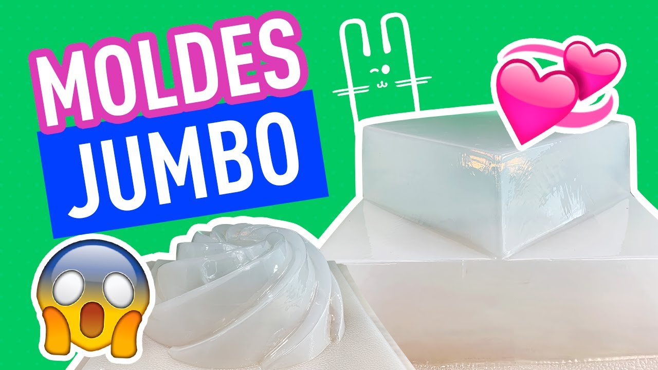 Moldes JUMBO PARA GELATINA ✨🤩😱