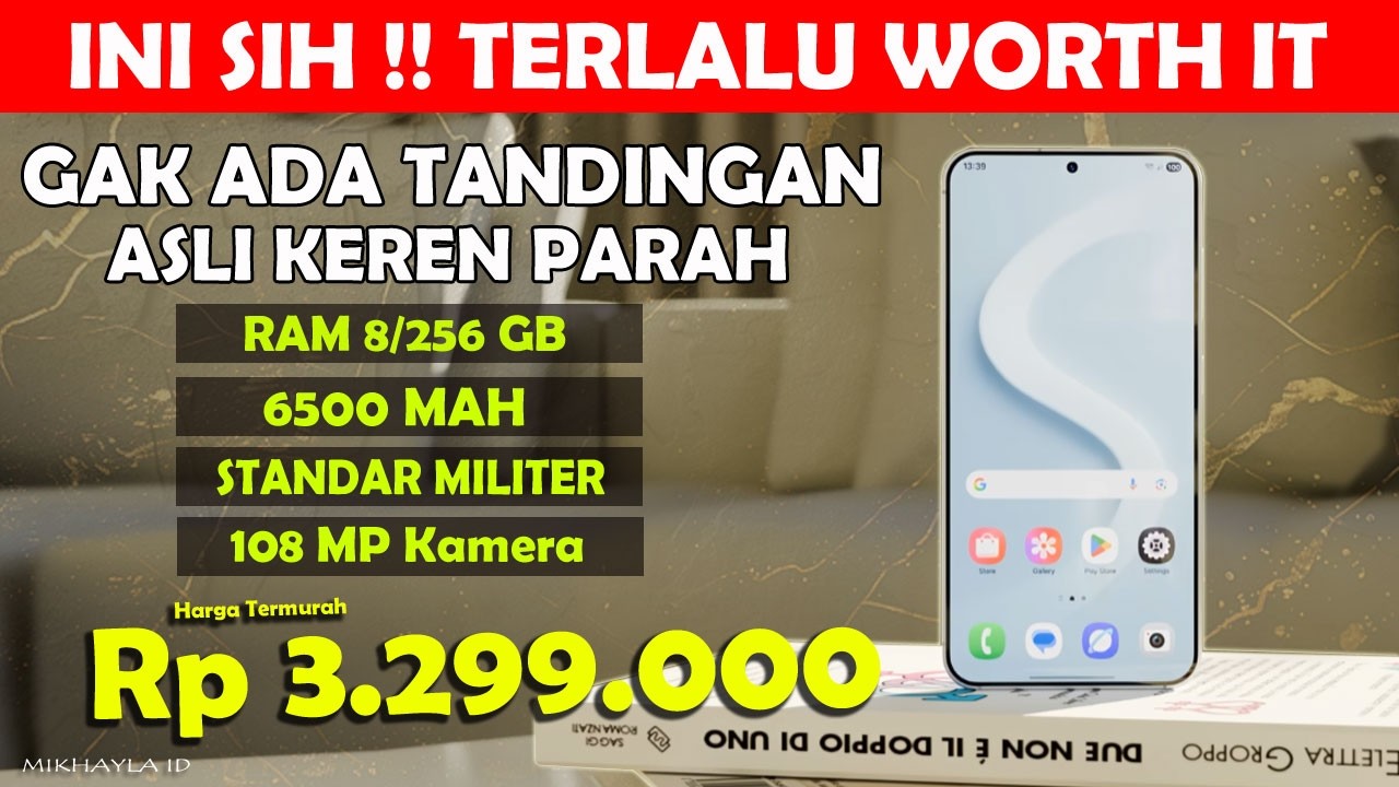 ASLI MENDING INI 🔥 6500 MAH, RAM 8/256 GB - HP 3 JUTAAN TERBAIK DAN TERBARU DI 2026