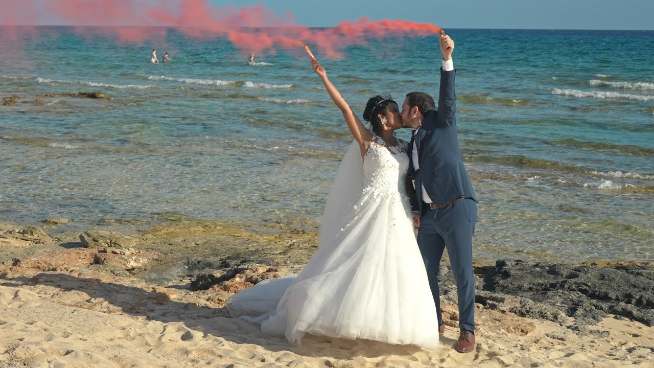 Ankita and Shimon Esküvő Cipruson -  Wedding Highlights Sirens Happy Couples