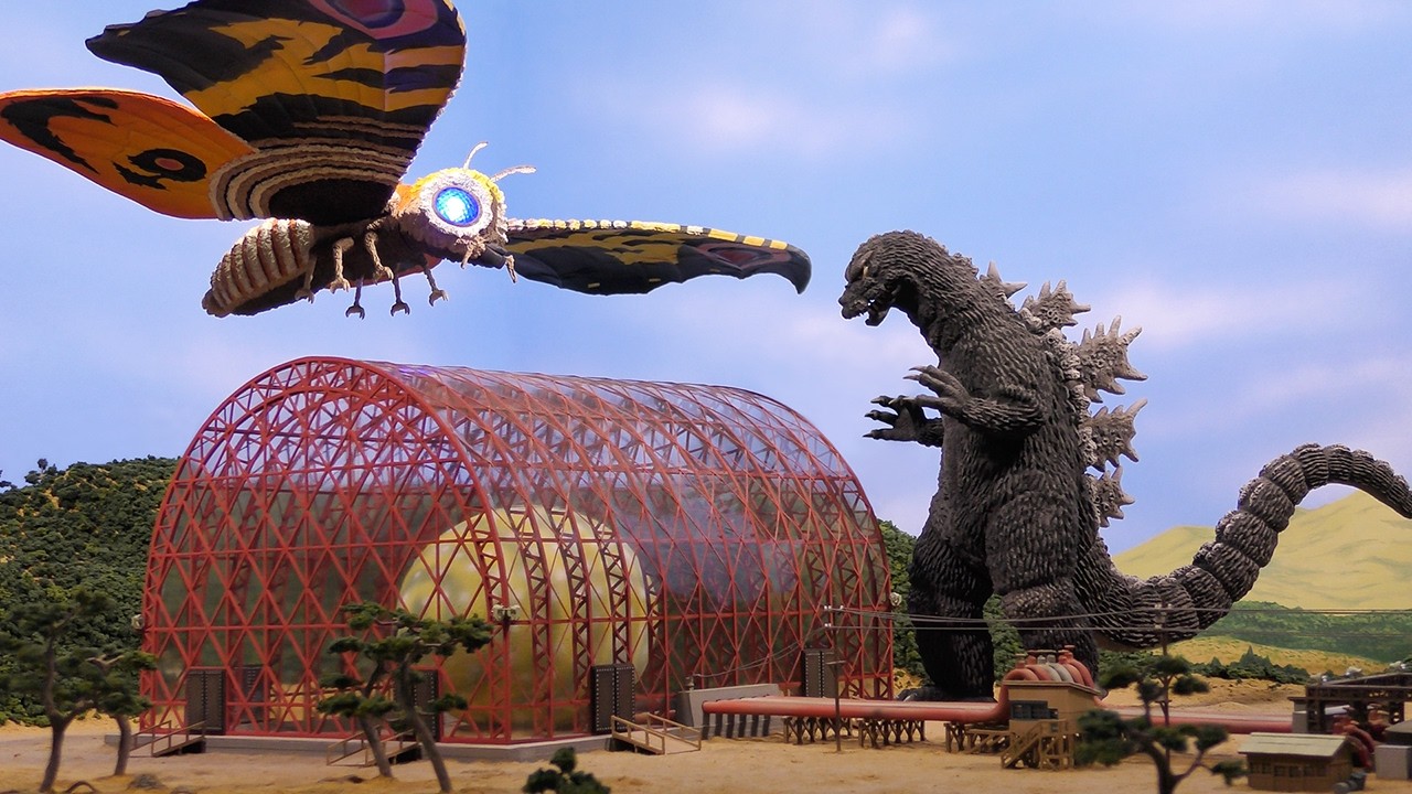 イノウエアーツ＋ボークス『モスラ対ゴジラ 静之浦の決戦』Inoue Arts+Volks Mothra vs. Godzilla:The Battle of Shizunoura