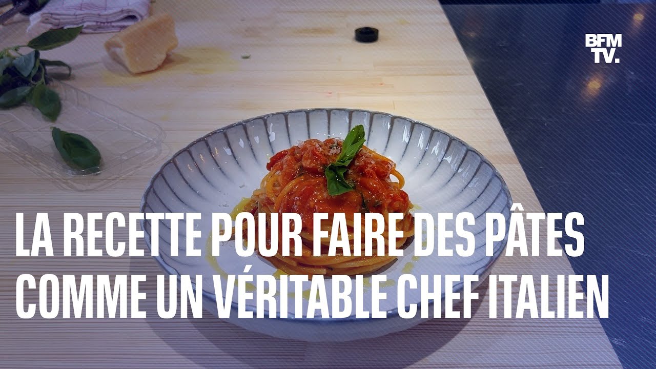 La recette pour faire des p&acirc;tes comme un vrai chef italien
