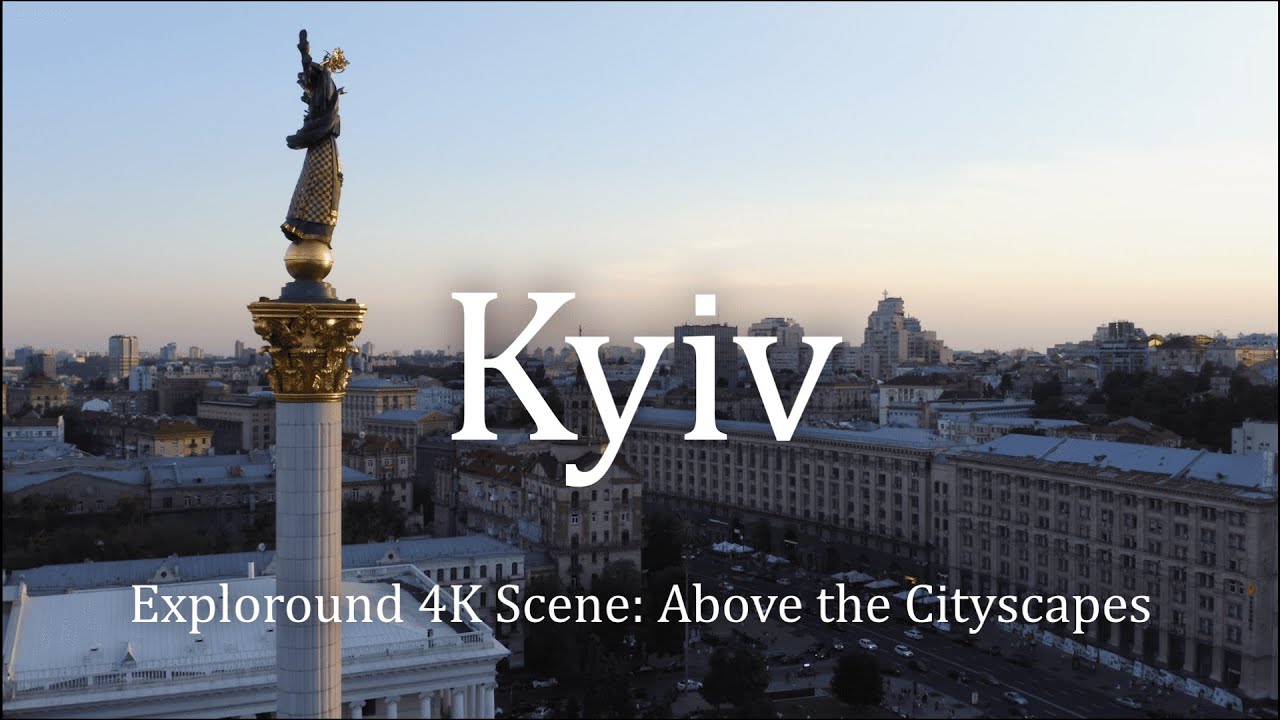 Discover Kyiv 4K Breathtaking Architecture From Above