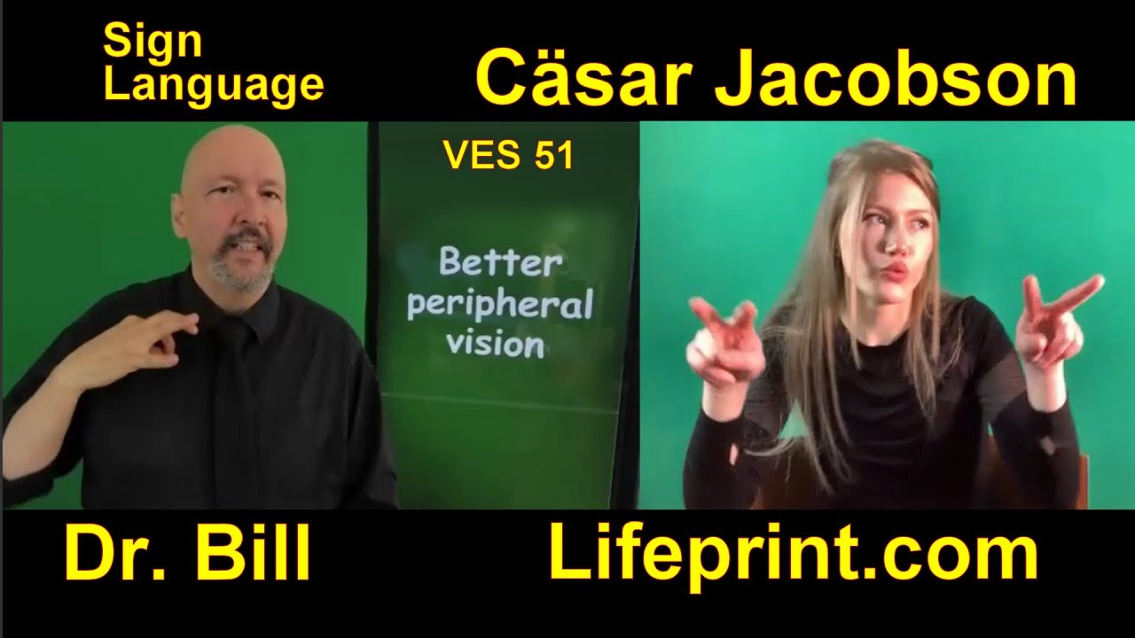 051 ASL American Sign Language Vocabulary Expansion Series, Dr. Bill & Cäsar Jacobson (donuts)