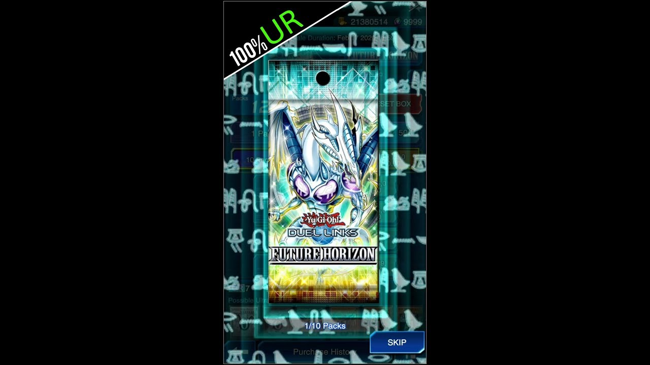 Yugioh Duel Links - Gacha! Opening 10 Packs with Dark Zane!