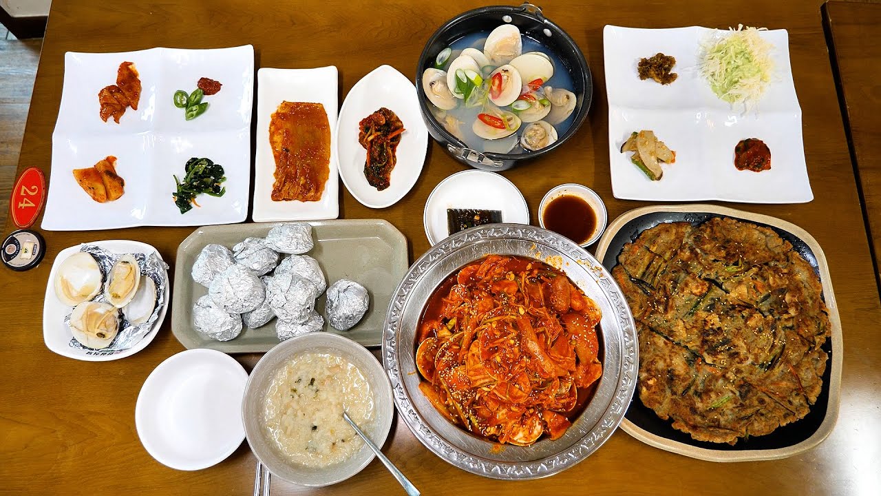 백합코스 부안향토음식1호점 계화회관