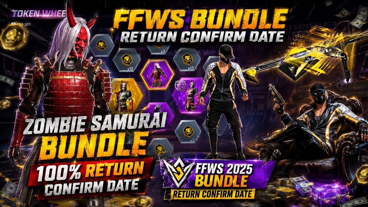 💥 Zombie Samurai Bundle Finally Returns! 🔥 FFWS Bundle Return Confirm Date | #freefire 
