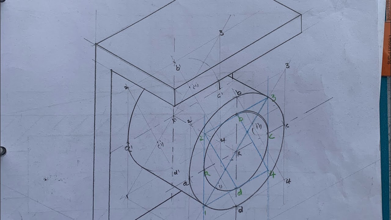 Engineering Drawing N2/Isometric Drawing (16 August 2023) Question 4/Part 1️⃣
