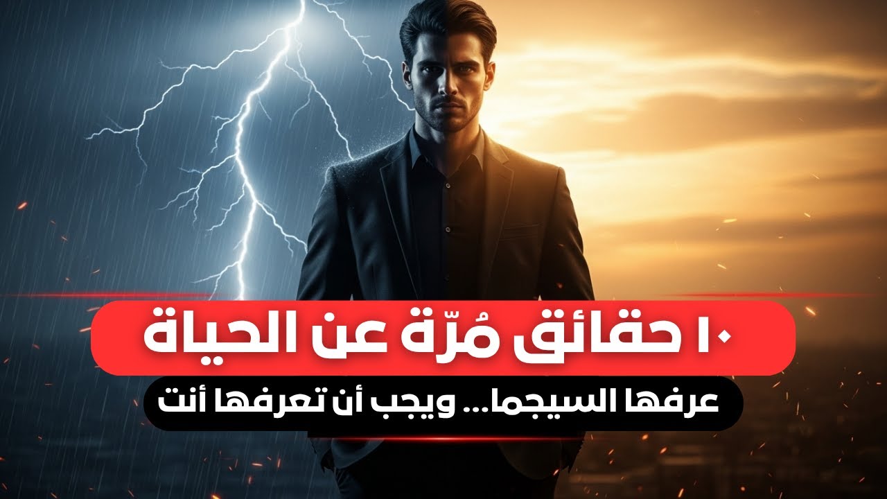 ١٠ حقائق مرة عن الحياة يتقبلها السيجما... ويجب عليك أيضاً