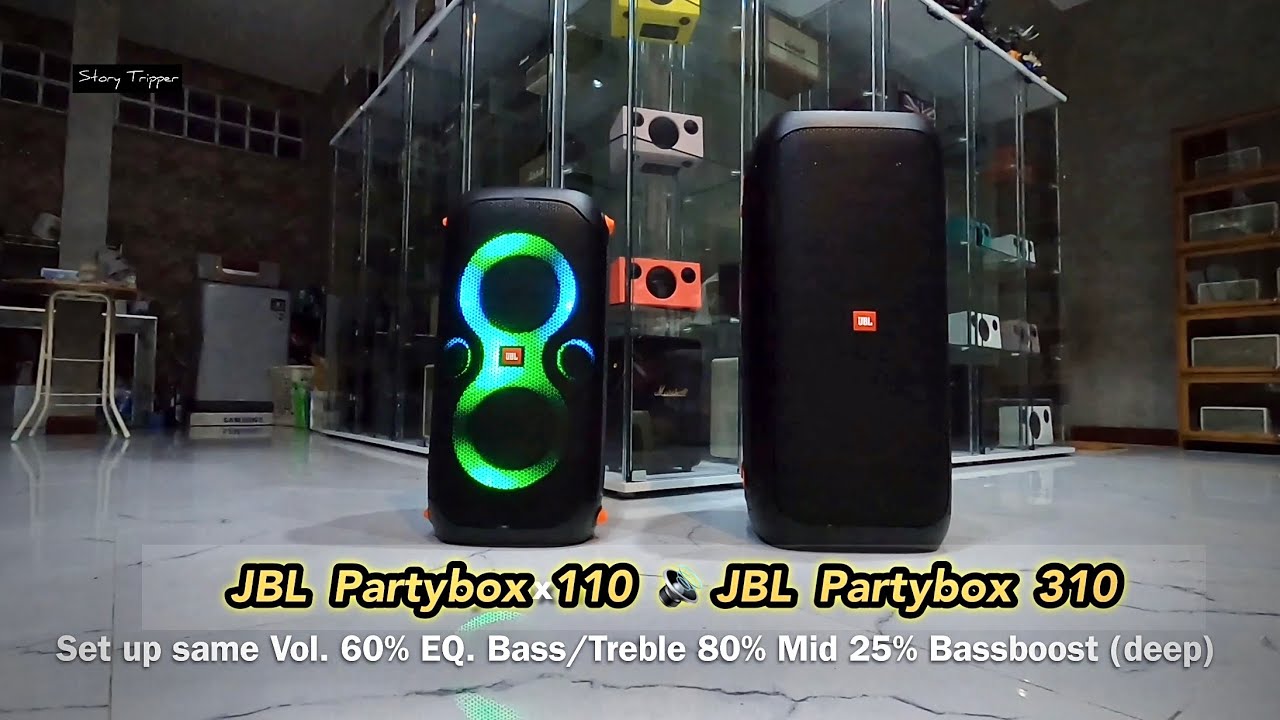 JBL Partybox 110 vs JBL Partybox 310