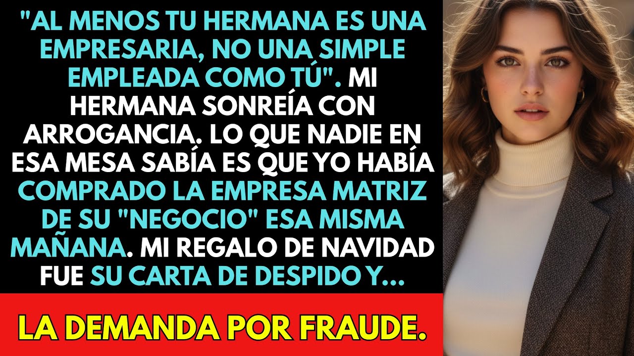 Mi Mamá Brindó Por El ‘Nuevo Negocio’ De Mi Hermana Y Se Burló De Mi Trabajo. No Sabe Que Yo Soy...