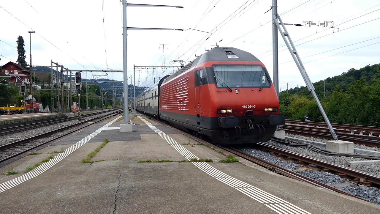Zugverkehr zu Killwangen - Re 460 IC 2000