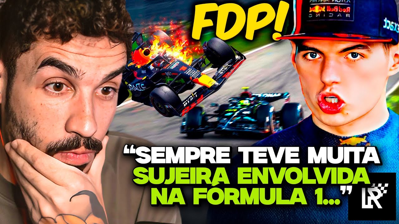 OS 10 MOMENTOS MAIS DESLEAIS DA HISTÓRIA DA FÓRMULA 1! | REACT LUAN RODACKI