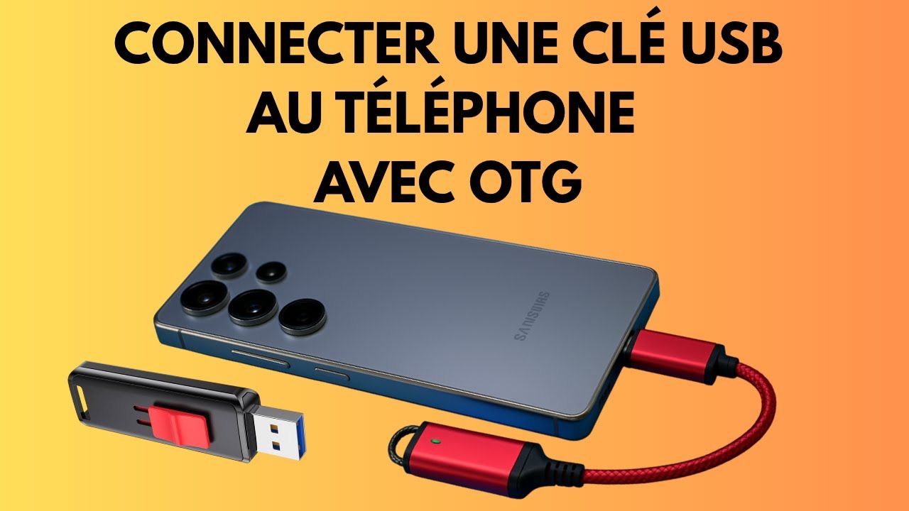 Comment connecter une clé USB à votre téléphone Android à l'aide d'un cable USB OTG #usb