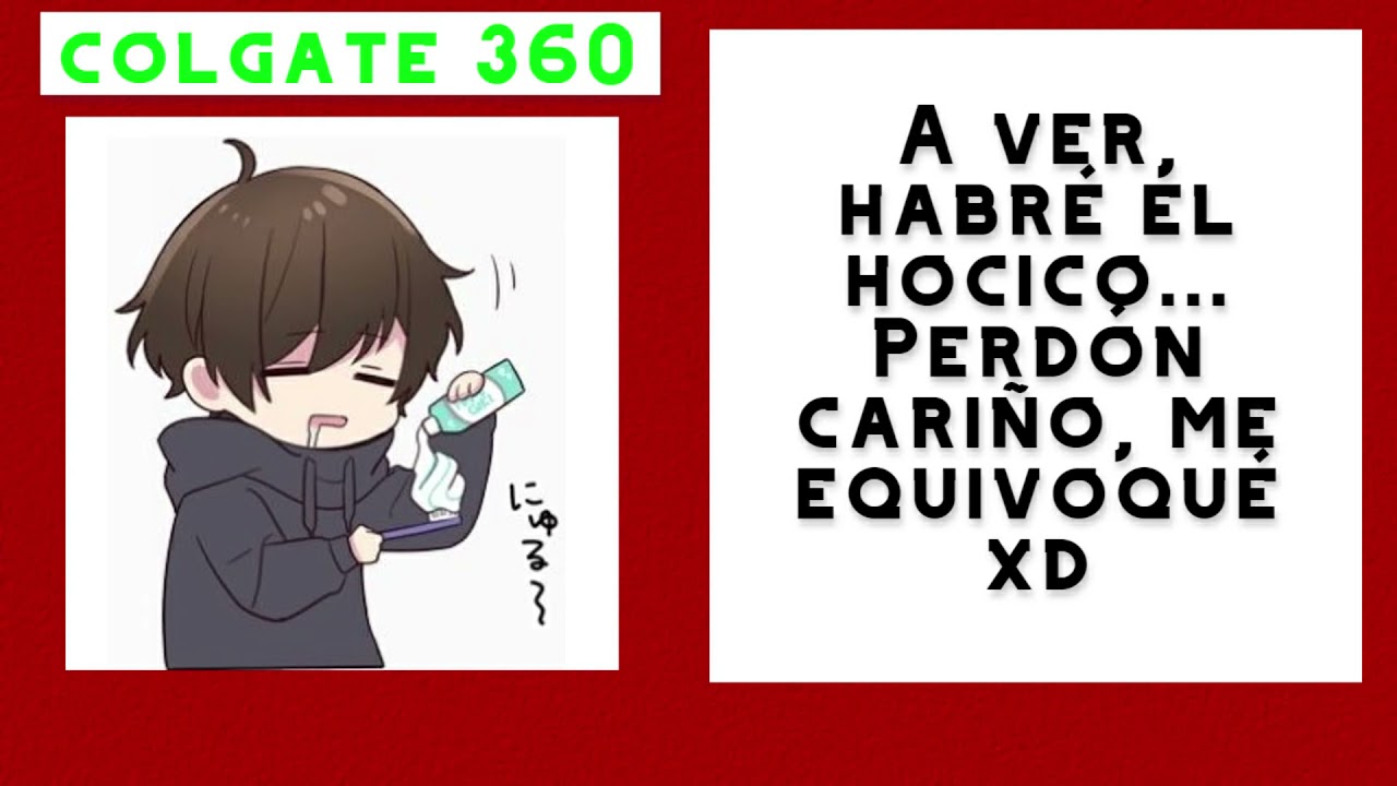 ASMR novio colgate 360