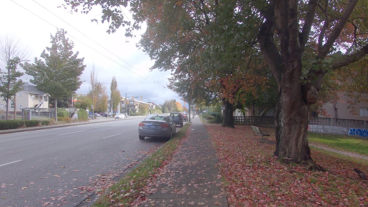 City Life in VANCOUVER BC Canada. Kingsgate Mall & East Broadway. Mount Pleasant Area.