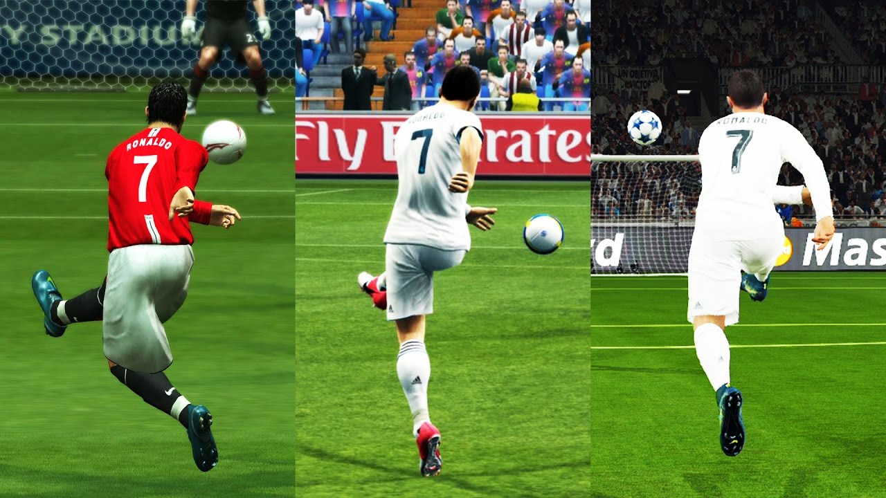 Дальние удары из PES 97 в PES 17