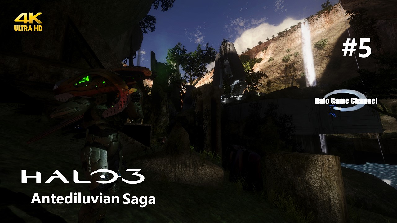 【最後一戰 3 模組】Halo 3 - Antediluvian Saga MOD《4K》Part 5