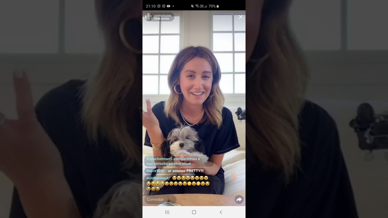 Ashley Tisdale - Live on Tik Tok