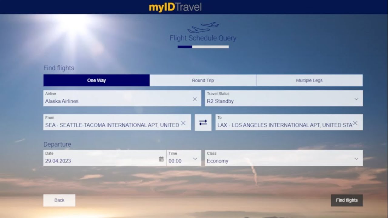 myIDTravel Standby Non-Rev Zed Intro Staff Traveler