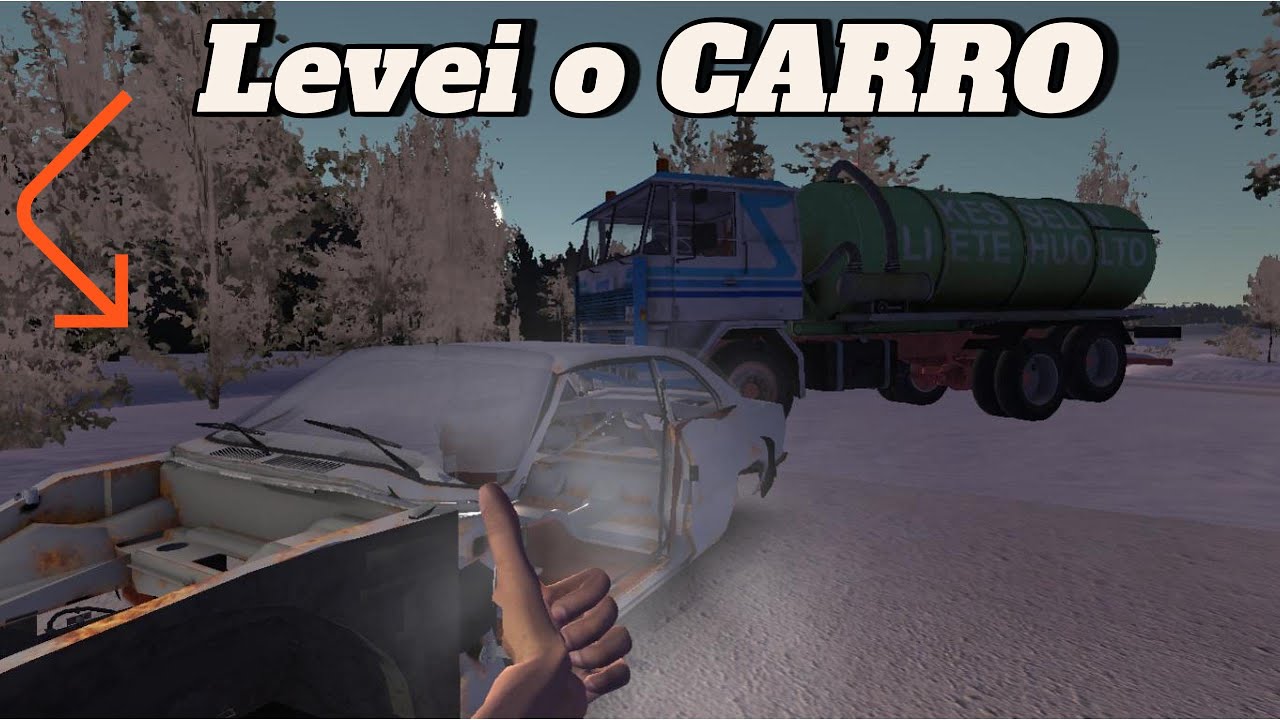 My winter car 2026 #3| Levei o CARRO pra casa dos pais