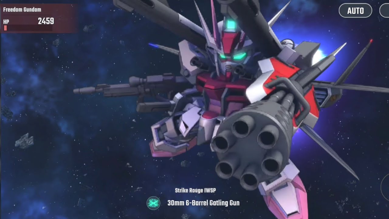 Strike Rouge IWSP [SSR] [All Attack Animation] - SD Gundam G Generation Eternal