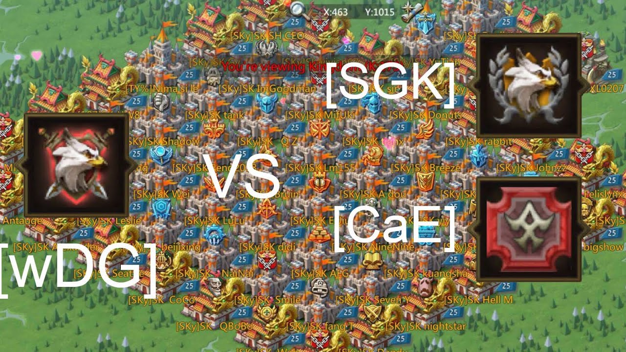 Lords-Mobile | GUILDSHOWDOWN AGAINST [CaE] AND [SGK]