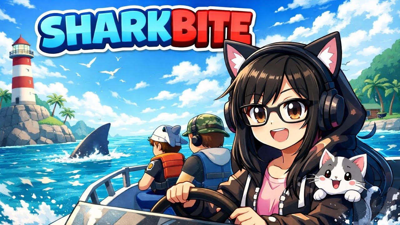 Sobreviviendo al caos en SharkBite 🐱⚓  Roblox...Sale Mal 😅